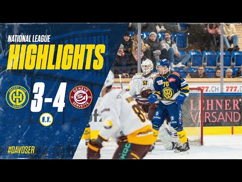 Highlights HC Davos vs. Genf Servette 3:4 n.V