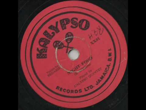 Night Food - Bedasse w. Calypso Quintet Jamaica early 50s Mento Music 78RPM
