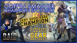 Raid Shadow Legends Coffin Smasher Build & Guide | Awesome Rare Champion