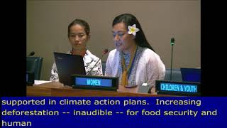 Masina ‘Fusi” Tietie's intervention at the 6th Meeting, HLPF 2017: UN Web TV - http://webtv.un.org