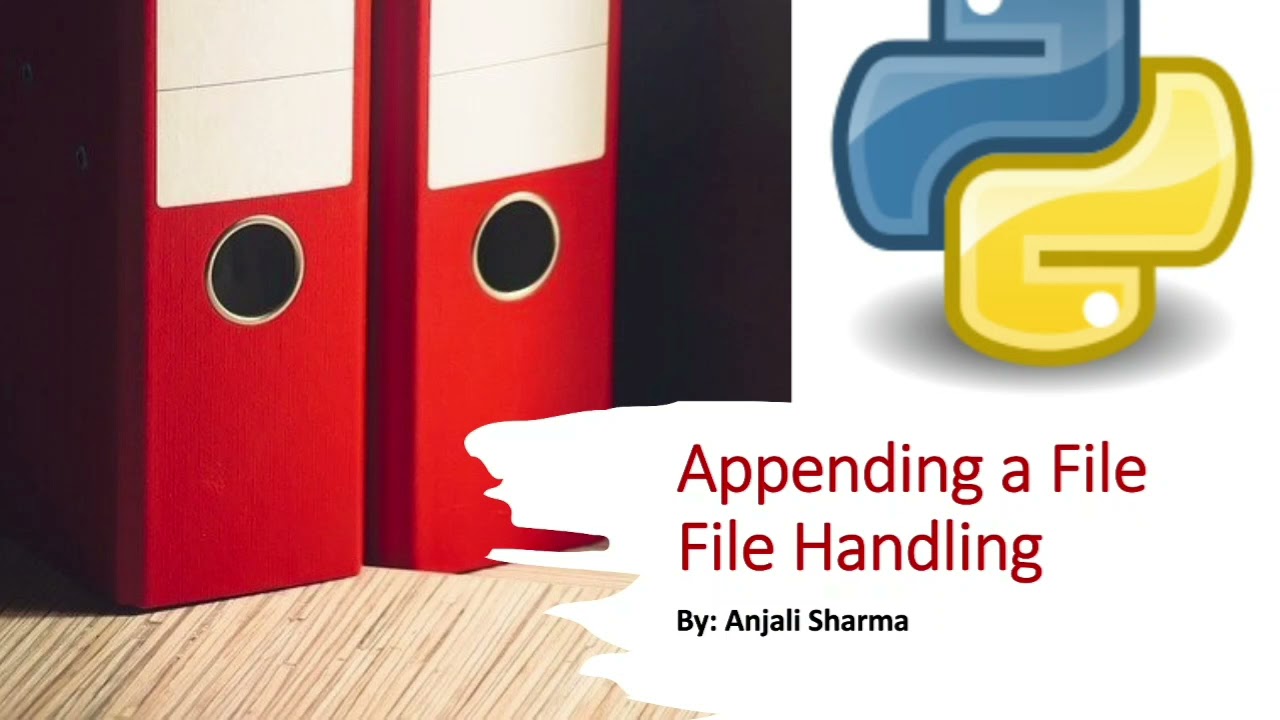 4. Appending a File | File Handling in Python | Python Lectures |