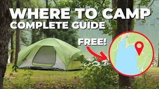 How To Find the BEST Camping Spot Every Time!