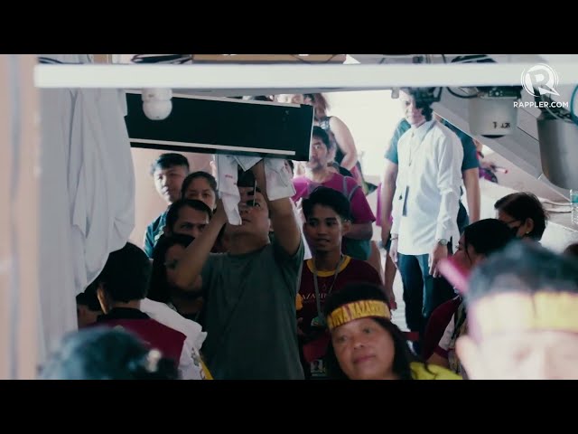 WATCH: How Filipino Black Nazarene devotees practice the Pahalik in 2024