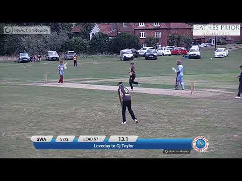 Callum Taylor, selection of fours from 106 v Mildenhall in Read Brothers EAPL 22-8-20.