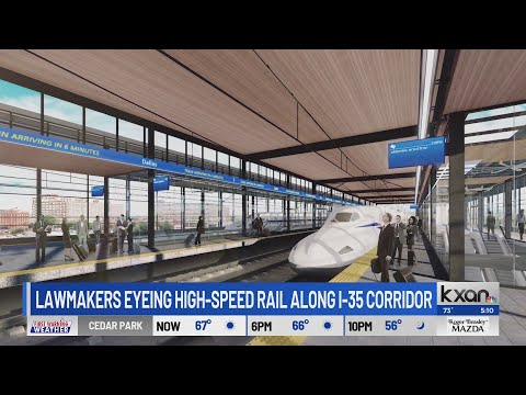 Texas lawmakers envision high-speed rail along I-35 corridor ...