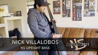 Video thumbnail for NS Design ConnectLIVE 2021 - Electric Upright Bassist Nick Villalobos - NS CR5M Upright Bass demo. by NS Design