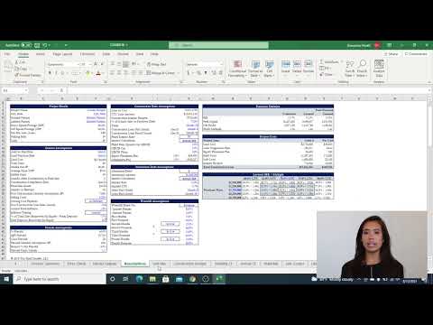 TSM Condo Development Excel Model Walk Through