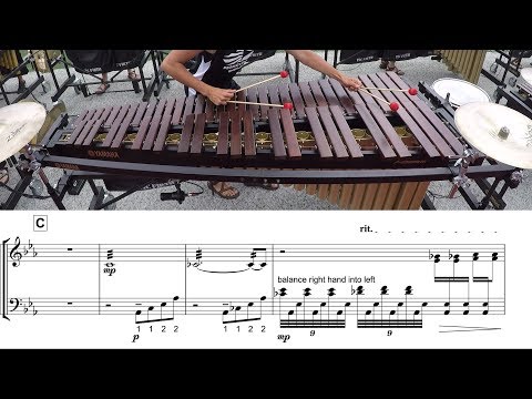 2018 Carolina Crown Marimba - LEARN THE MUSIC to "If I Fell"