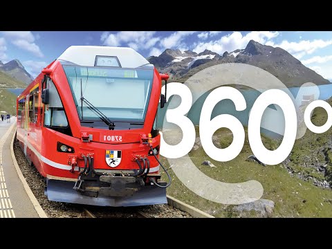 360° Vlakem po trati Bernina Express a Glacier Express