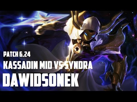 Dawidsonek as Kassadin in Midlane vs Syndra | Challenger | Patch 6.24