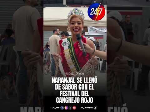 🦀🎶 NARANJAL SE LLENÓ DE SABOR CON EL FESTIVAL DEL CANGREJO ROJO