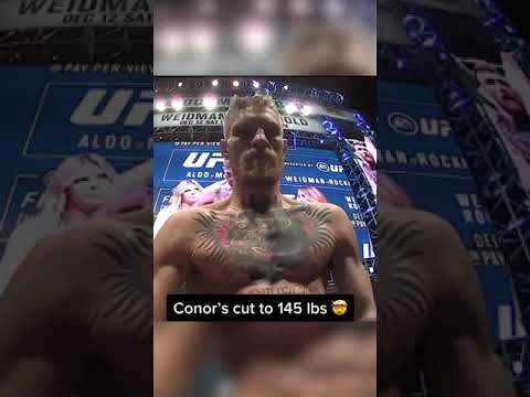 When Conor cut to 145 🤯