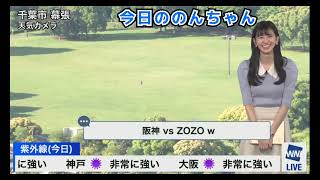 今日ののんちゃん #ウェザーニュース切り抜き2023年6月4日 〈ウェザーニュースLiVE〉#大島璃音