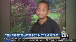 Teen arrested for shooting that left boy paralyzed