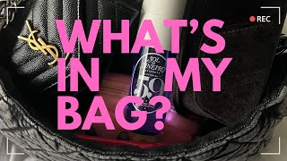 What's In My Bag? ♡ | Chanel Denimpression Flap Bag DUPE! ♡