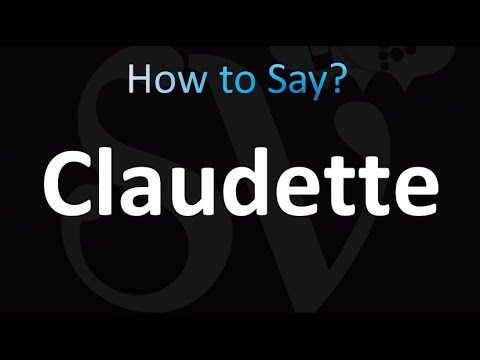 How to Pronounce Claudette (Correctly!)