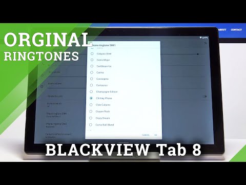 The List of Ringtones in BLACKVIEW Tab 8 – Check Default Ringtones