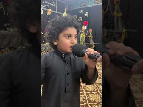 Arsal’s first time azaan e wilaayat at Astaana e Zehra NJ! MashaAllah!