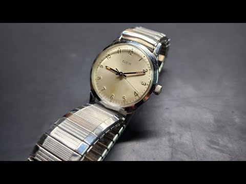 '50's Elgin Durapower ref 2242, cal. 777. Cleaned, serviced.