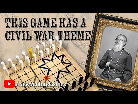 This board game called "Blue and Gray" is over a century old now, and still worth playing!