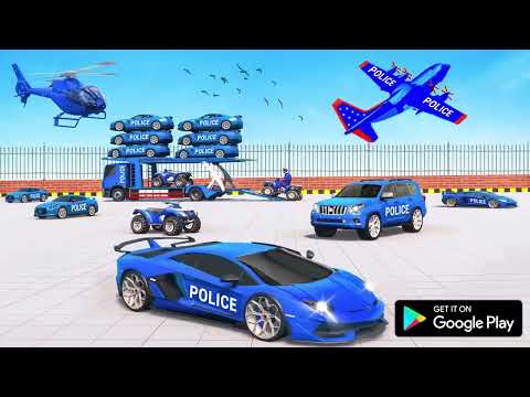 US Police-Car Transport Trucks 2