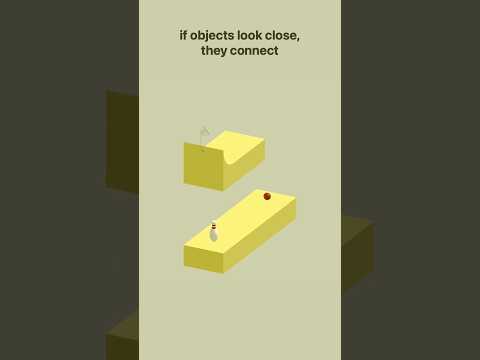 if objects look close, they connect - illusion bowling #coding #programming #javascript