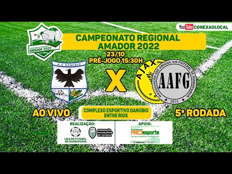 A.E DANÚBIO X A.A.F.G/AJAX   - 5ª RODADA AMADOR REGIONAL 2022