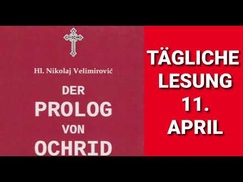 Der Prolog von Ohrid vom 11. (24.) April