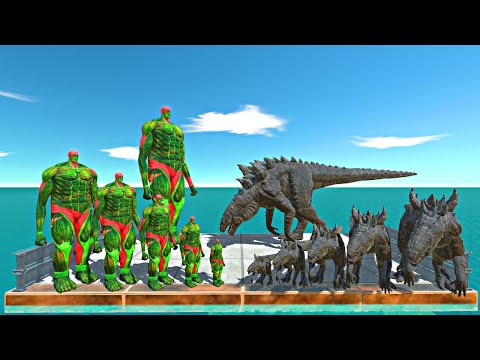Growing Forest Colossal Titan's Challenge | Can Zilla Defeat Titan? - Animal Revolt Battle Simulator