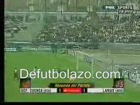 Deportivo Cuenca 1 Lanus 1 Copa Libertadores (resumen)