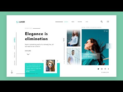 Web Design In Adobe XD | How To Make Website UI Design Using Adobe XD