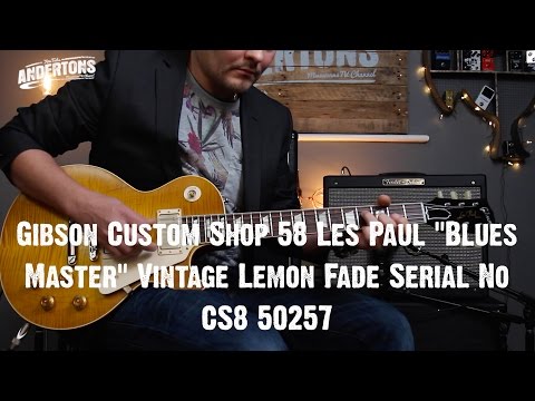 Top Shelf Guitars - Gibson Les Paul "Blues Master" Vintage Lemon Fade Serial No CS8 50257