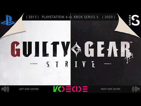 Guilty Gear Strive (PlayStation 4 vs Xbox Series S) Side by Side Comparison