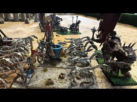 Warhammer Old World Tiermenschen vs. Gruftkönige von Khemri 2000 Punkte