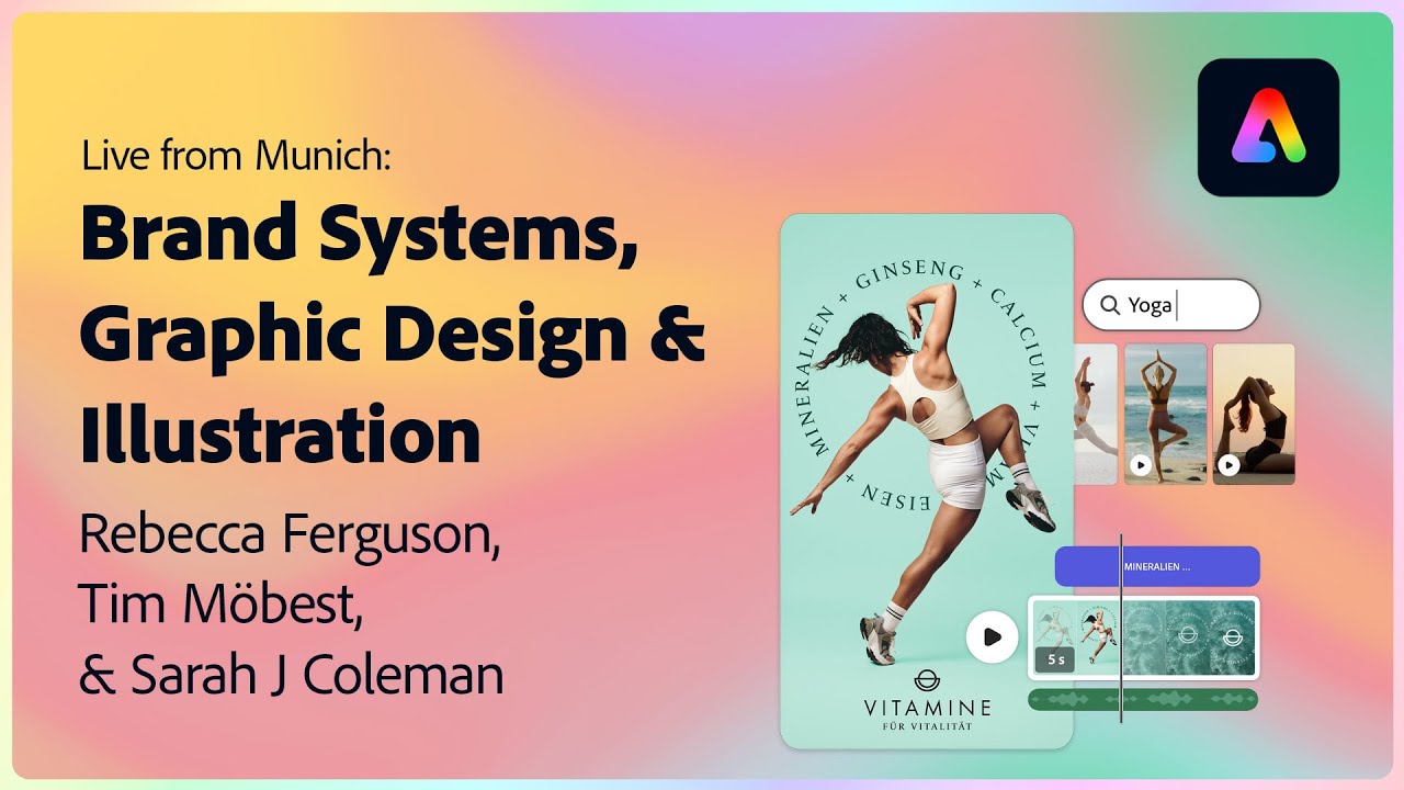 Branding, Graphic Design & Illustration with Artists from the UK - LIVE