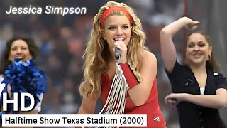 [FHD 60 FPS] Jessica Simpson - I Think I&#39;m in Love with You (Live Halftime Show Texas Stadium, 2000)