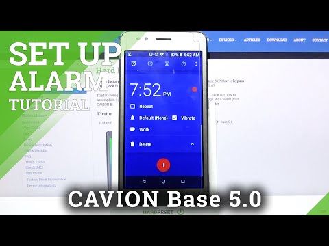CAVION Base 5.0 - How to Add and Manage New Alarm Clock