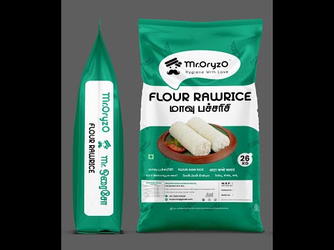 White raw rice, packaging size: 26 and 50 kg