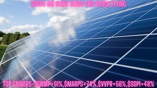 $VVPR-Big News Sends This Stock Flying-$SNMP+91%,$MARPS+74%,$VVPR+56%,$SDPI+48%