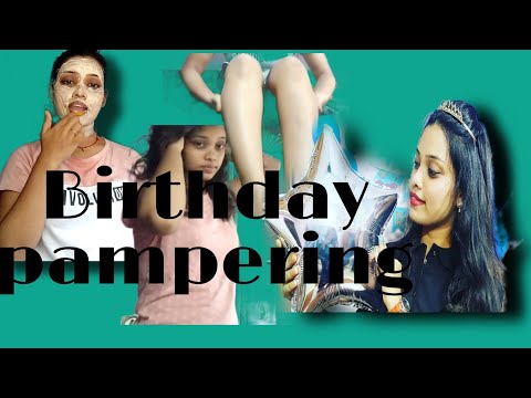 My birthday skin pampering at home#birthday
