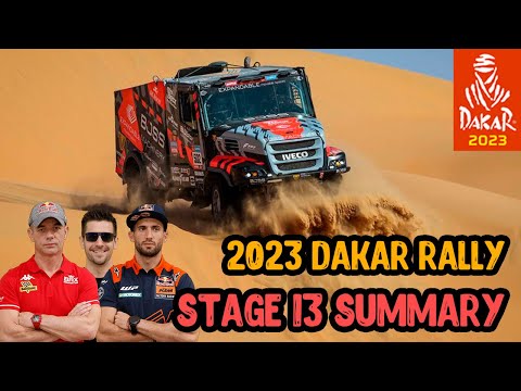 Stage 13 Summary - 2023 Dakar Rally - Penultimate Stage Before the Final