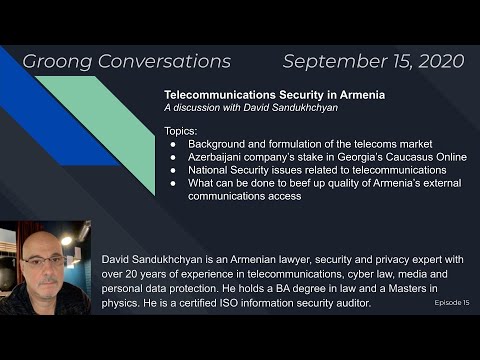 Telecommunications Security in Armenia (Ep #15) - 09/15/2020
