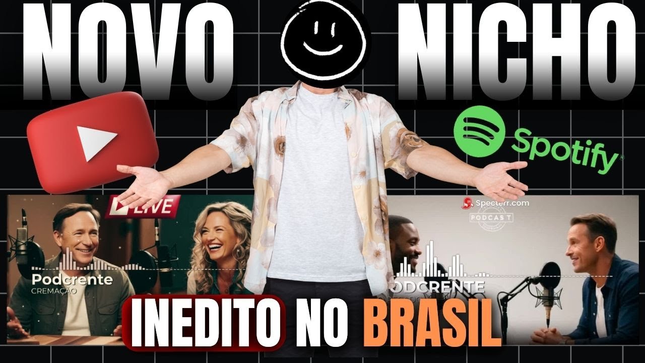 COMO CRIAR SEU PODCAST COM O NotebookLM nicho inédito no brasil