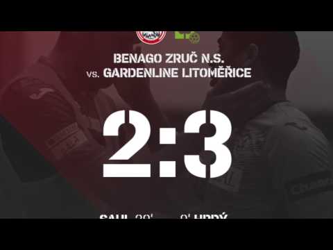 BENAGO ZRUČ n.S. - GARDENLINE LITOMĚŘICE 2:3 (0:1)