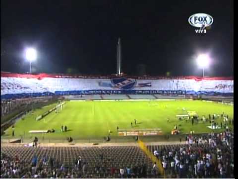 "Bandera Hinchas Nacional de Uruguay" Barra: La Banda del Parque • Club: Nacional