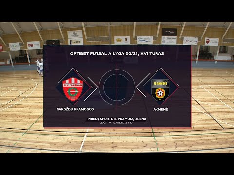 Optibet Futsal A Lyga | Gargždų Pramogos - Akmenė | Rungtynių Santrauka |
