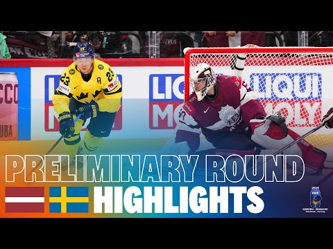 Highlights: LATVIA vs SWEDEN | 2025 #MensWorlds #IIHF
