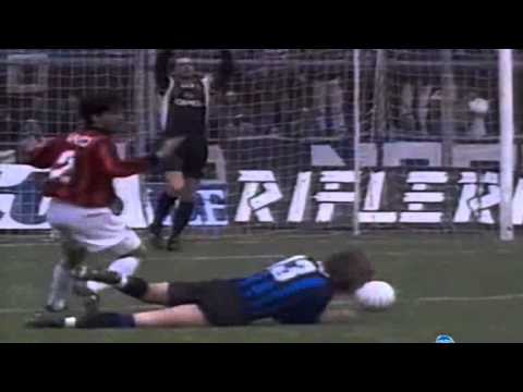 Serie A 1995-1996, day 21 Atalanta - Milan 0-1 (Weah)