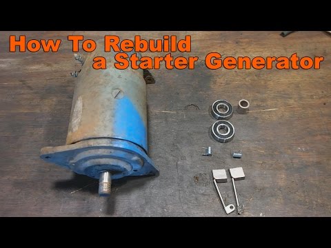 How to Your Rebuild Garden Tractor's Starter Generator