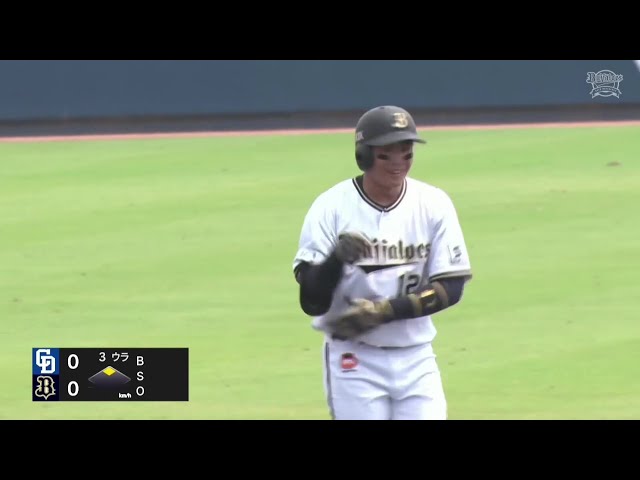 【ファーム】11試合連続安打!! バファローズ・遠藤成 2ベースヒットでチャンスメイク!! 2025年7月8日 オリックス・バファローズ 対 中日ドラゴンズ